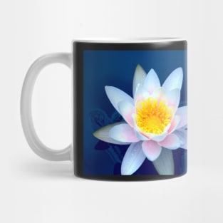 Lily On Blue Mug